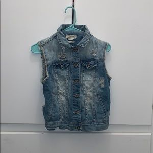 Vintage Jean Jacket Vest